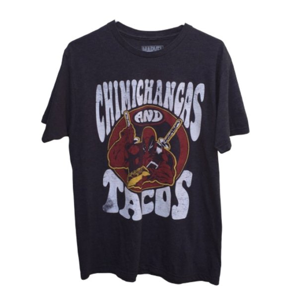 Marvel Other - Marvel chimichanga and tacos men’s t-shirt medium